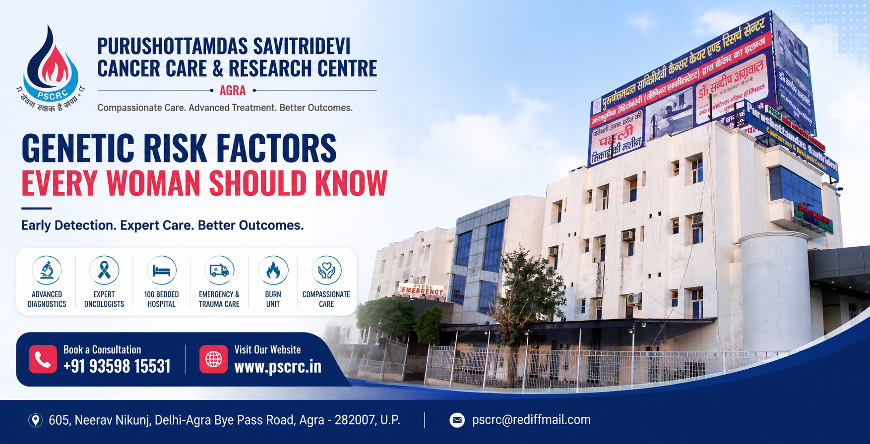 Genetic Risk Factors Every Woman Should Know | PSCRC Agra